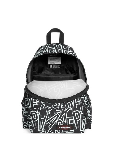 Eastpak Sırt Çantası Day Pak'r Laptop Gözlü Ep Letters Black 2o0 Siyah - Beyaz