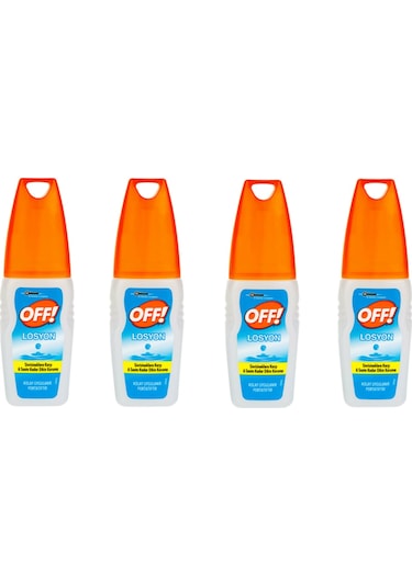 Off Aqua Pump Sinekkovar Losyon 4 x 100 ML