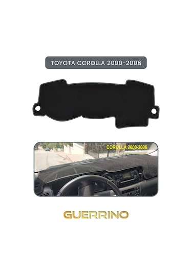 Toyota Corolla 2000-2006 Torpido Koruma Halısı Gri Kenar