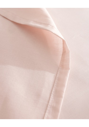 Madame Coco Manon King Size %100 Pamuk Ranforce Lastiksiz Çarşaf - Pudra 8684427058756 Pudra