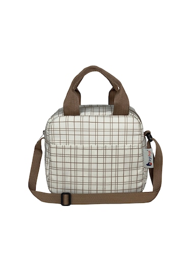 Stylo Bye Bye Lunch Omuz Askılı Beslenme Çantası Ve Termos Yemek Taşıma Çantası Bej Bej