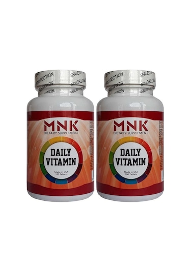 Mnk Daily Vitamin 2X100 Tablet Temmuz