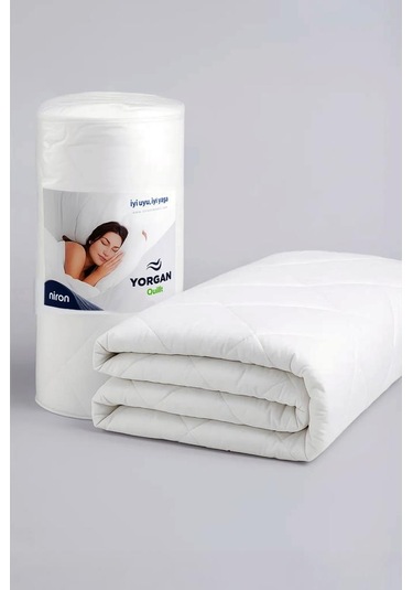 Niron Çift Kişilik Yorgan 195x215 Mikrofiber Kumaş, 200 G/m² Silikon Elyaf Dolgu Beyaz