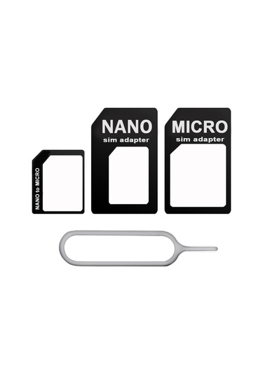 Tkz Nano Micro Mikro Sim Çevirici Dönüştürücü İğne Adaptör Set