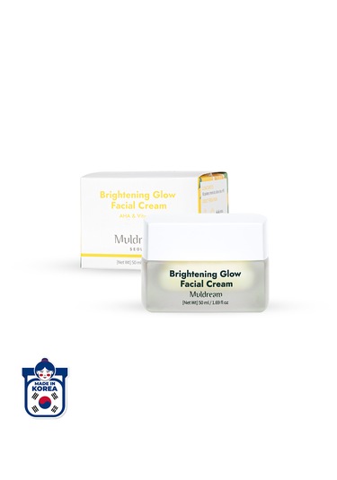 Muldream Brightening Glow AHA ve C Vitamini içeren Yüz Kremi 50 ML
