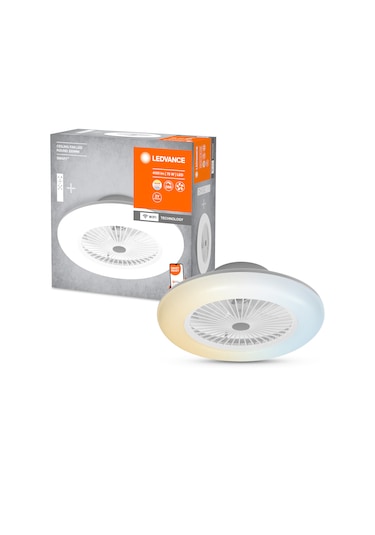 Ledvance Smart Led Fanlı Tavan Armatürü Beyaz Gri