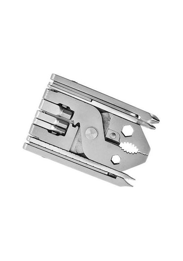 Fortunelane Yüksek Kalite Çelik Katlanabilir Pense - Ev & Doğa İçin 25 Araçlı Set