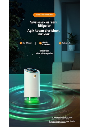 Lyon Elektrikli Sivrisinek Tütsüusb Sivrisinek Kovucuşarj Edilebirir Sivrisinek Kovucu