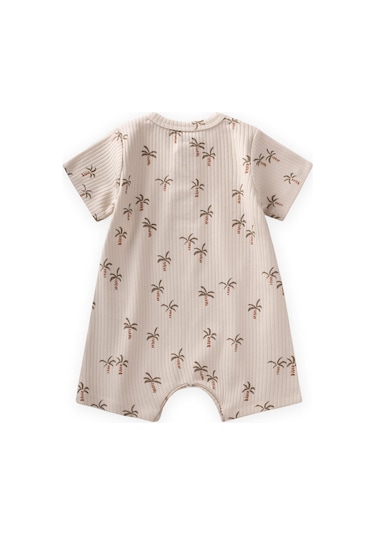 Cigit Desenli Fitilli Tulum 0-3 Yaş Palmiye Desen Palmiye Desen