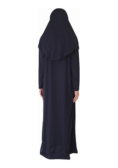 Koyu Lacivert 2 Fermuarsız Namaz Elbisesi Çok Renkli