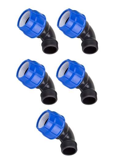 Kaplin Boru Dış Dişli Erkek Dirsek 32x1" - 5 Adet