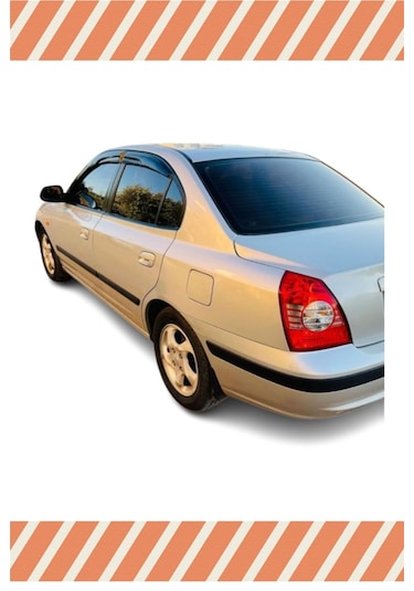 Hyundai Elantra 2002-2007 Modellerine Özel 4'lü Mügen Tip Cam Rüzgarlığı