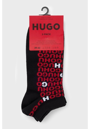 Hugo Erkek Çorap 50520998 001 Siyah-kırmızı Siyah-Kırmızı