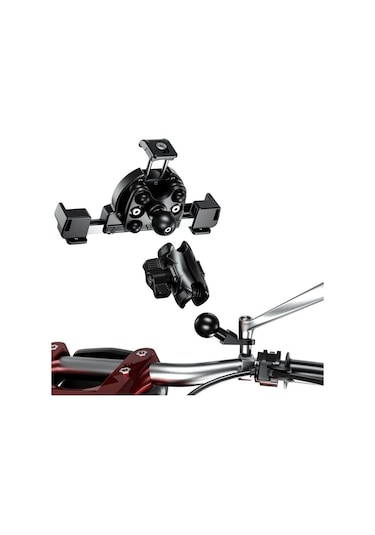 M27 Ayna Dibi Bağlantılı Titreşim Modüllü Telefon Tutucu