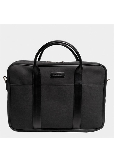 Çantaş Retro Kanvas 35x23 Evrak Ve Laptop Çantası 13 İnç Siyah