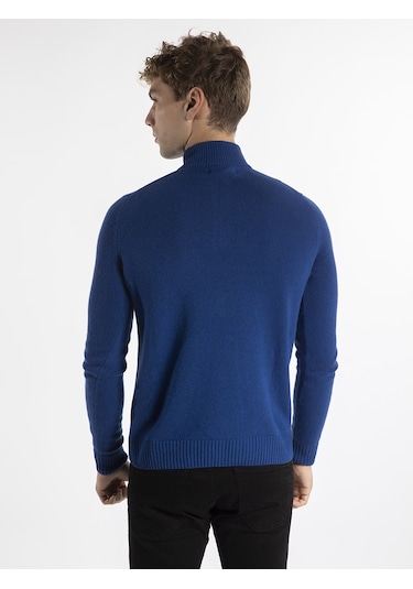 Trussardi Erkek Kazak TRRD003629 Mavi