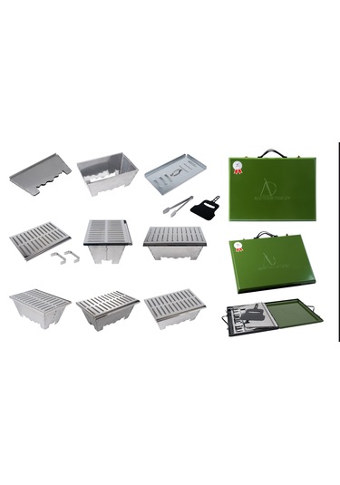 Artera Desıgn Artera Metal Çantalı Slim Mangal Çelik