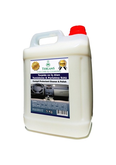 Terlans Uv Korumalı Parfümlü Torpido Parlatıcı 5Kg Mikrofiber Bez