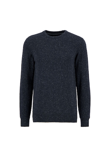 Barbour Tisbury Crew Kazak Bk31 Black Siyah