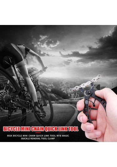 Mtb Bisiklet Mini Çelik Zincir Hızlı Bağlantı Kurulum Aracı Çok Renkli