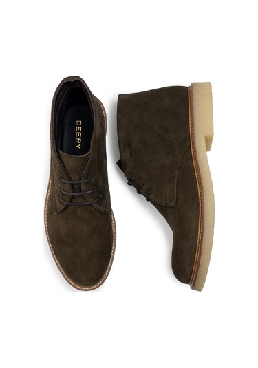 Deery Hakiki Süet Haki Erkek Bot - 01295mhakc01