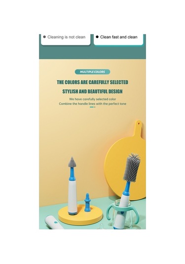 Bosphorusboutique Ucu Temizleyici, Meme Fırçası, Fırçası, Fırçası Emzik Elektrikli Biberon Biberon Bebek Xe