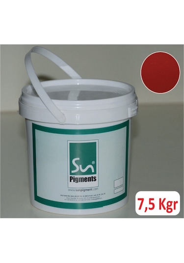 Demir Oksit Kırmızı 130 Pigment - 7,5 Kg