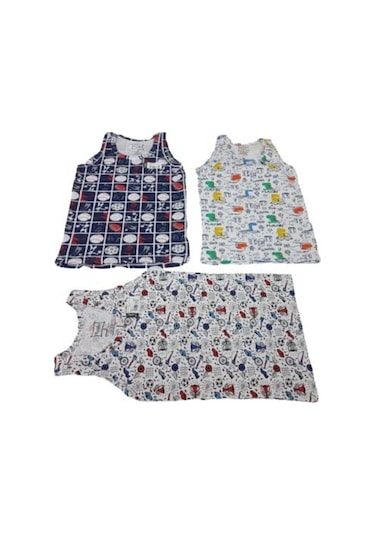 Tutku 0256 Erkek Çocuk Elastan Empirme Atlet 6 Adet