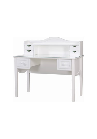 Meltem Kids Classy Beyaz Genç Odası Çalışma Masası Beyaz