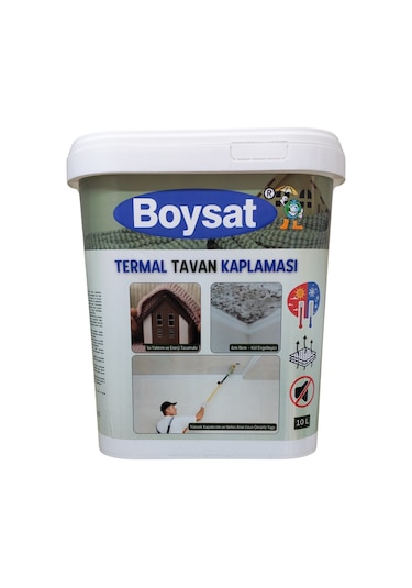 Boysat Termal Isı Yalıtımlı Tavan Boyası 10 Lt.