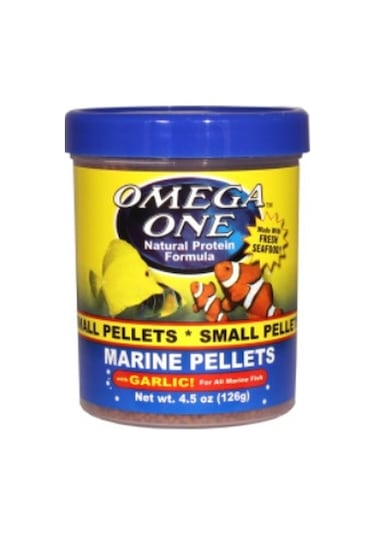 Omega One Garlic Marine Small Pellets 490ml / 231gr