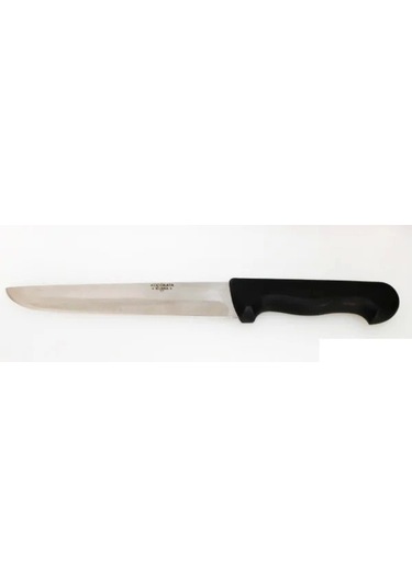 Bursa İnce Küt Kasap Bıçağı No:4, 20 Cm - Plastik Sap Çok Renkli