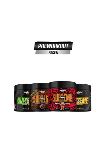 Proteinocean Preworkout Supreme - 4lü Paket - 280g X 4 Adet