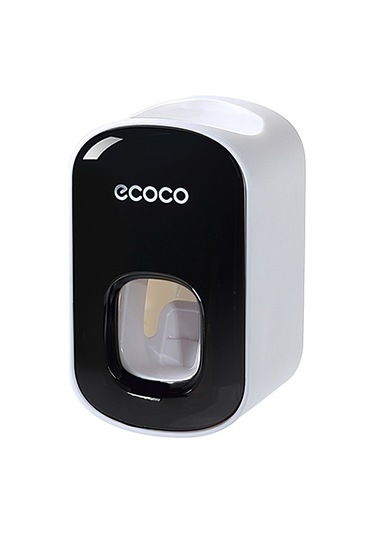 Ecoco Duvara Monte Otomatik Diş Macunu Dispenseri Siyah Diğer