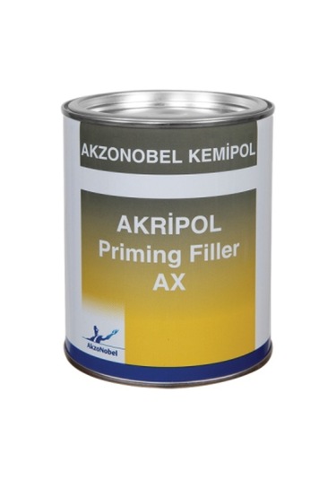 Akzonobel Akripol Priming Filler Ax Selülozik Astar 1 Litre Açık Gri