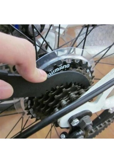 Buffer Bisiklet Zincir Dişlisi Koruyucu Pas Sökücü Temizleme Fırçası Aparatı Bakım Seti 4 Parça Çok Renkli