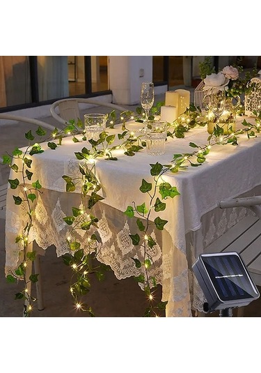 Güneş Enerjili Sarmaşık Led Dekor 5 Metre S-24 Çok Renkli