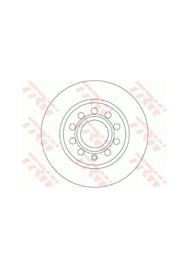 Volkswagen Golf 5 1.6 2004-2005 Trw Arka Disk 253mm Netpar 2 Adet