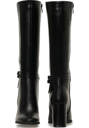 Butigo 25k-8146 5pr Siyah Kadın Topuklu Çizme 000000000102051259 Siyah