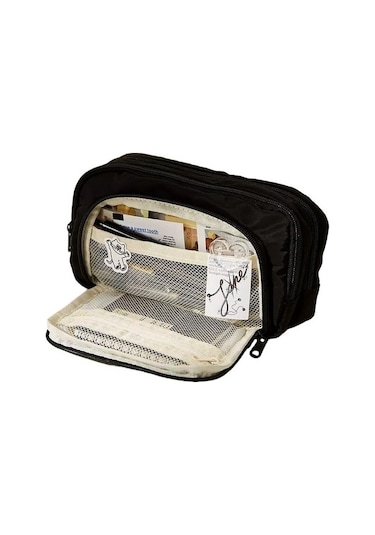 Büyük Kapasiteli Çok Katmanlı Saklama Kalem Çantası Yeni Kırtasiye Kutusu Öğrenci Kalem Kutusu He4ıeu Beyaz - Siyah