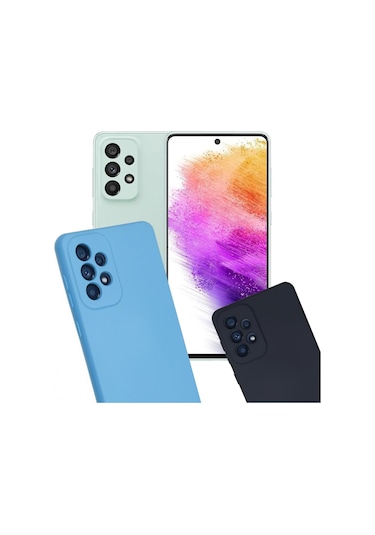 Samsung Uyumlu Galaxy A73 5G Kilif Kamera Korumali Lansman Silikon Kapak 548622690