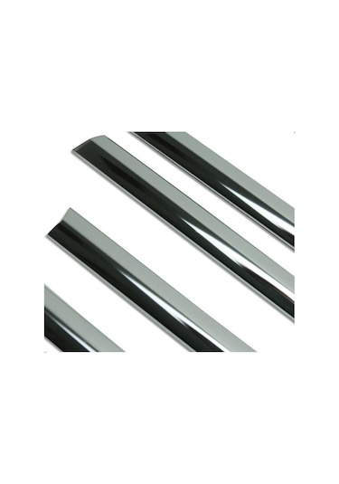 BLUEOTO VW Polo Krom Cam Çıtası 1994-2001 Paslanmaz Çelik 4 Parça