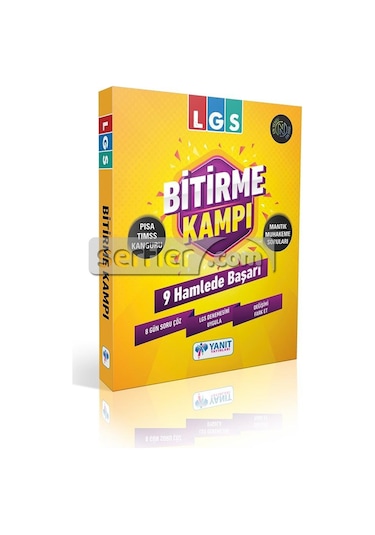 8. Sınıf LGS 9 Hamlede Başarı Bitirme Kampı- Yanıt Yayınları