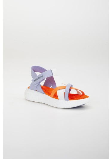 Şirinbebe Şiringenç Yüz Direkli Çapraz Bantlı Ortopedik Lila Kız Bebek Kız Çocuk Sandalet-3094-lila Lila