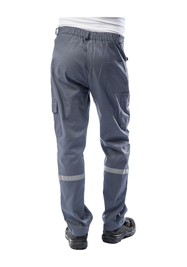 Myform 2958 Simplex 7/7 390 GSM %100 Pamuklu Kışlık Teknik İş Pantolonu Gri