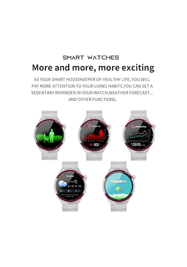 Kalobee SK6 Mini Amoled 41 MM 3 Kordonlu Akıllı Saat (İthalatçı Garantili)