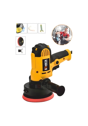 Böhrer Hb0011t Polisaj 4800W 125 Mm Devir Ayarlı Bakır Sargılı Polisaj Zımpara
