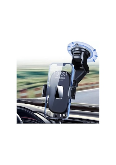 Htt-53 Otomatik Klipsli Araba Telefon Tutucu Ayarlanabilir Cam Ve
