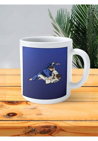 Güreş Baskılı Kupa Bardak Kişiye Özel Desen 4 Çok Renkli