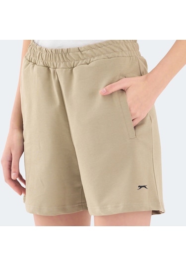 Slazenger RAMLAH I Kadın Cepli Bej Şort